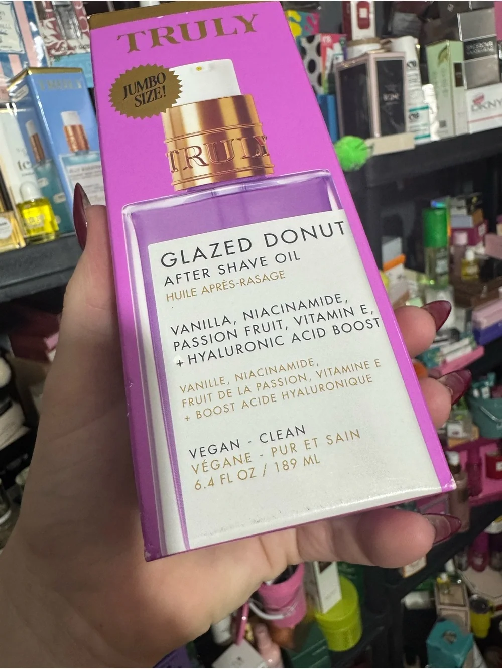 TRULY Glazed Donut After Shave Oil - JUMBO